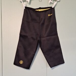 Hot Shapers Black Athletic Sweat Sauna Shorts Size Large